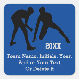 Wrestling Stickers with Your Text and Team Colours