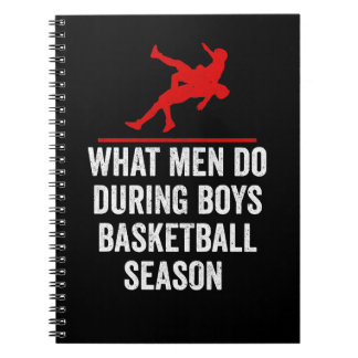 Wrestling What Men Do Gift Light Notebook