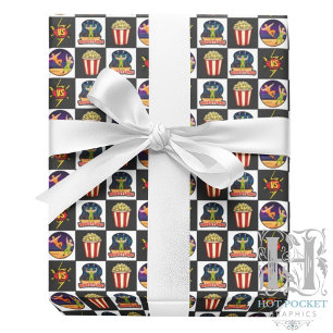Wrestling Wrapping Paper