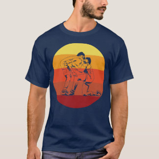 Wrestling Wrestler Retro T-Shirt
