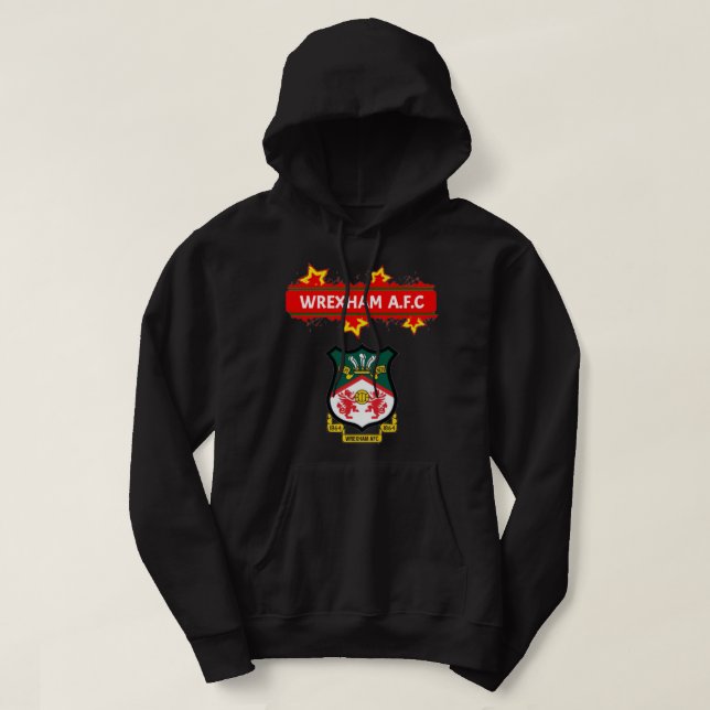 WREXHAM AFC Classic  Hoodie (Design Front)