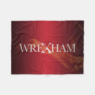 Wrexham Dragon Flame Fleece Blanket