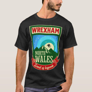 Wrexham  Men Women Students Welsh Dragon Wales Wre T-Shirt