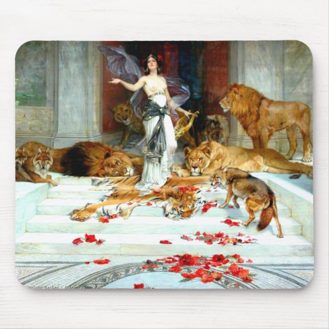 Wright Barker Circe Nyph Goddess Of Magic Witch En Mouse Mat (Front)