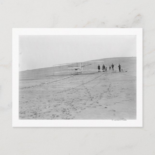 Wright Brothers 1903 Machine at Postcard (Front)