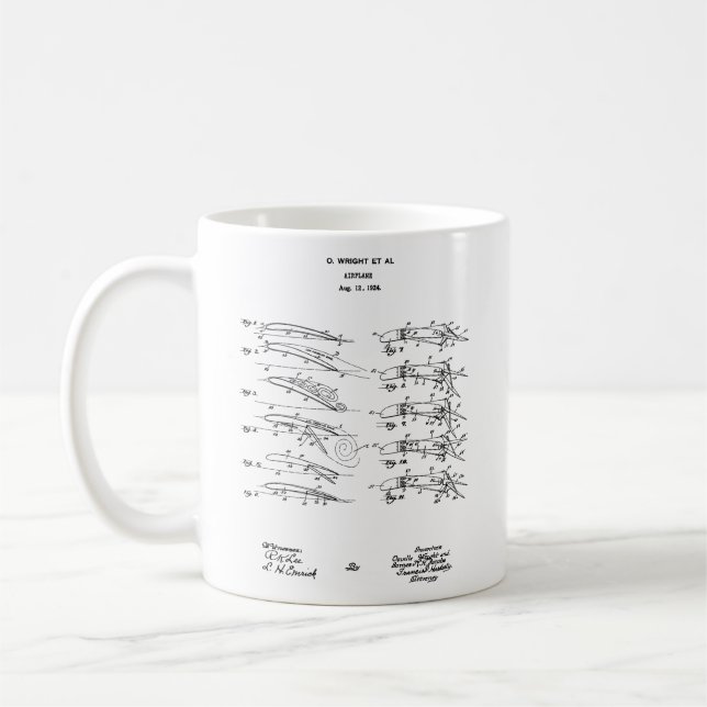 Wright Brothers Aeroplane mug #4 (Left)