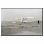Wright Brothers Flyer First Plane Flight Aviation Photo Sculpture Magnet<br><div class="desc">The Wright Flyer was a 1903 invention by Brothers Orville Wright and Wilbur Wright. The first motorised plane flight of a Aeroplane happened on December 17, 1903 near Kitty Hawk, North Carolina. This work is in the public domain in the United States because it was published (or registered with the...</div>