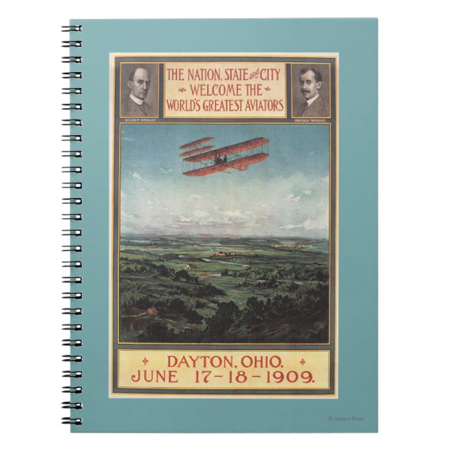 Wright Brothers Plane Notebook (Front)