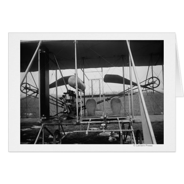 Wright Brothers Plane with Pilot and (Front Horizontal)