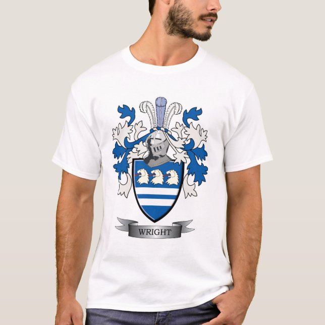 Wright Coat of Arms T-Shirt (Front)
