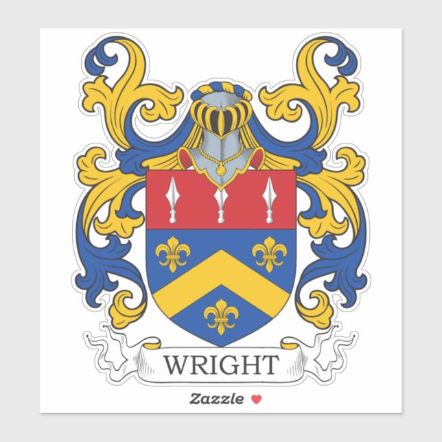 Wright Family Crest (Sheet)
