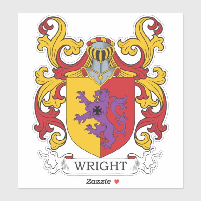 Wright Family Crest (Sheet)