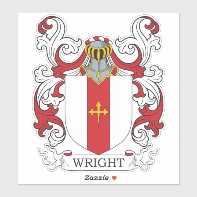 Wright Family Crest (Sheet)