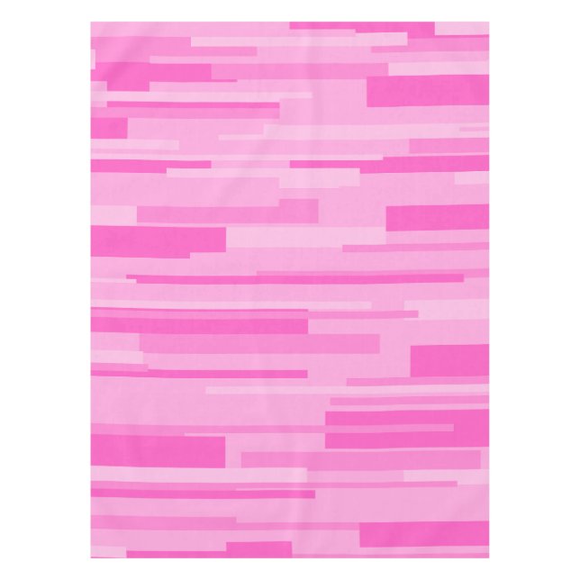 Wright Hot Pink Mid Century Modern Pattern Tablecloth (Front)