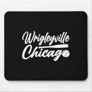 Wrigleyville Chicago Baseball American  Mouse Mat