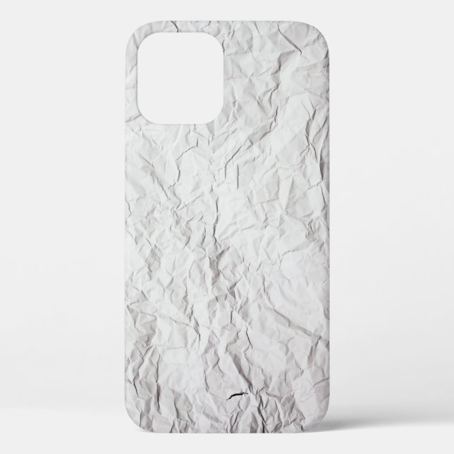 Wrinkled paper texture, detailed background. Case-Mate iPhone case (Back)