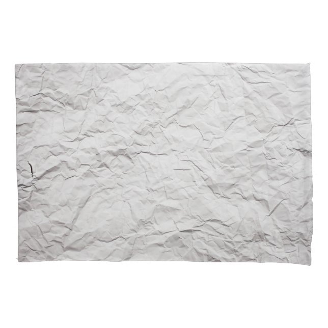 Wrinkled paper texture, detailed background. pillowcase (Front)