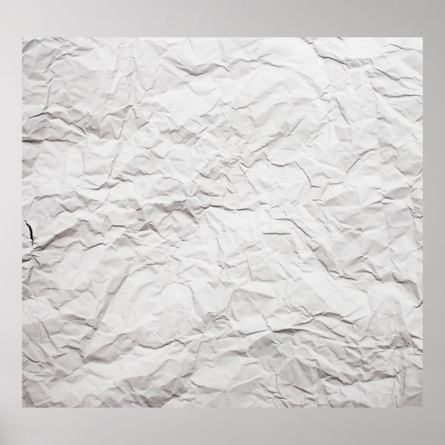 Wrinkled paper texture, detailed background. poster (Front)