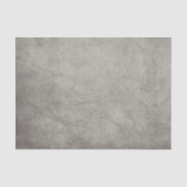Wrinkled textured dirty grey parchment paper (Front)