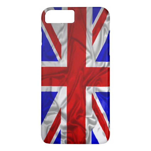 Wrinkled Union Jack Flag Case-Mate iPhone Case (Back)