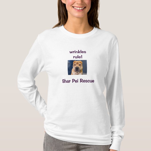 Wrinkles 4 us! Shar Pei Shirt (Front)