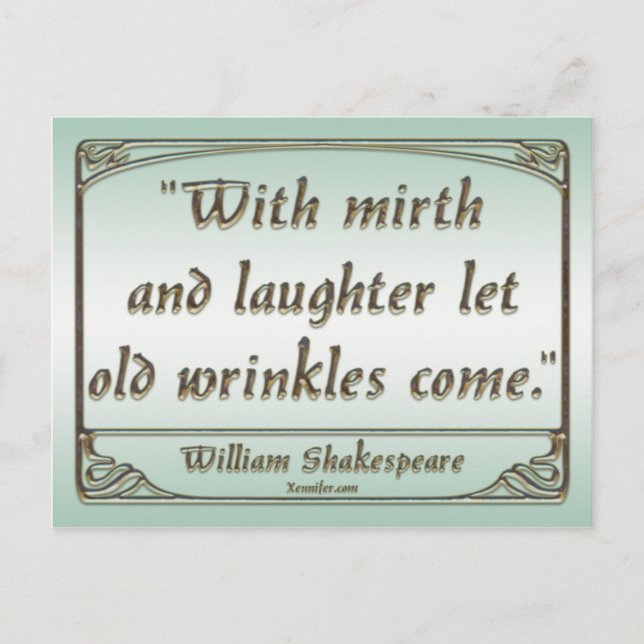 Wrinkles Postcards (Front)