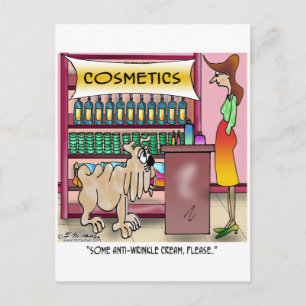 Wrinkly Dog Oil Postcard