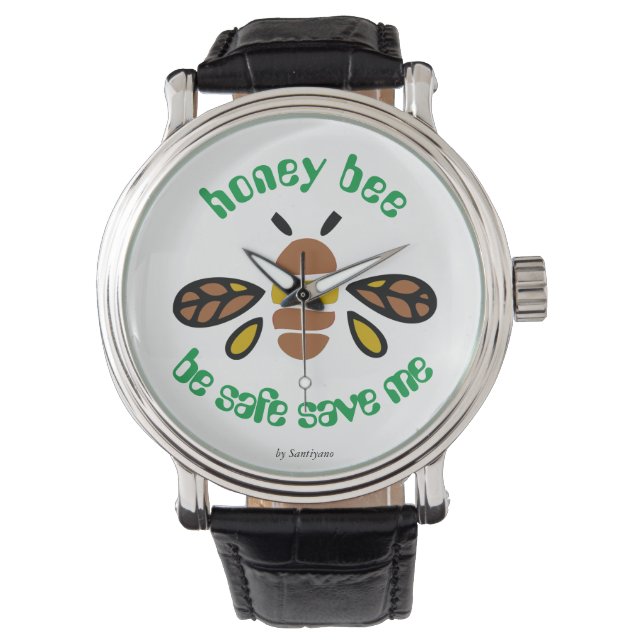 Wrist Watch Honey Bee (Front)