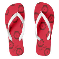 Wrist Watch Image with Add Text Printed-Sandals