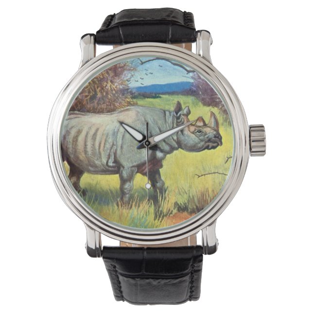 Wrist Watch - Rhinoceros (Front)