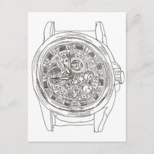 Wrist Whatch Postcard
