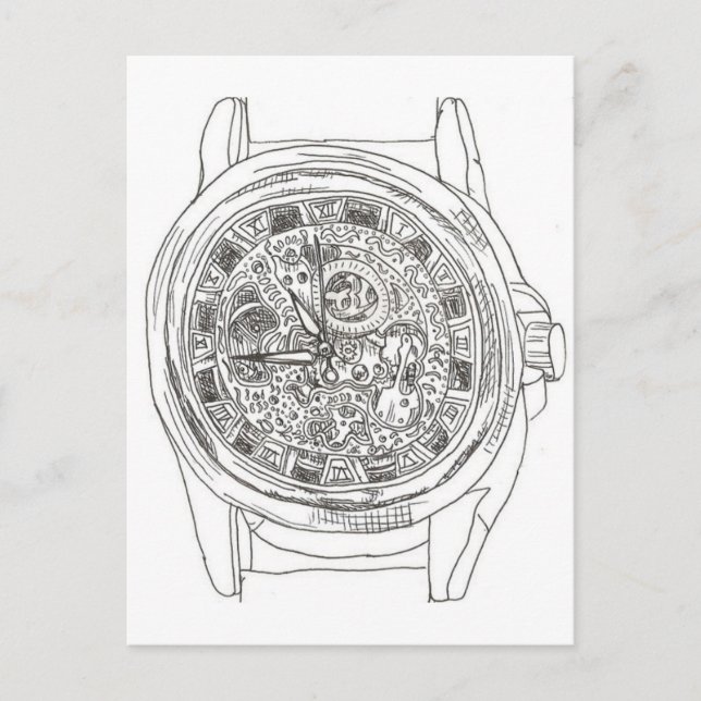 Wrist Whatch Postcard (Front)