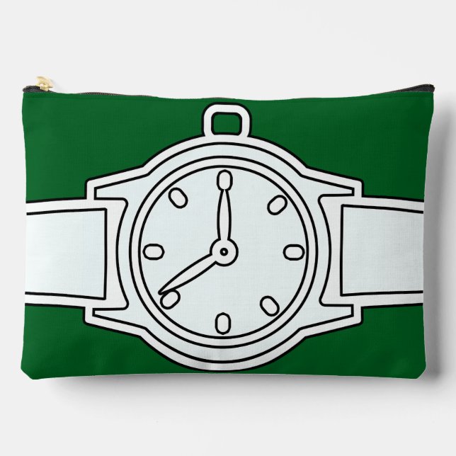 Wristwatch Forest Green     Accessory Pouch (Front)
