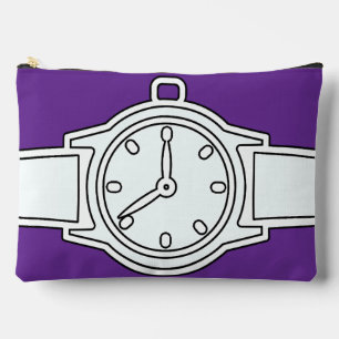 Wristwatch Purple Accessory Pouch