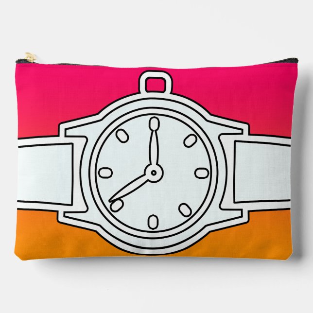 Wristwatch Rainbow     Accessory Pouch (Front)