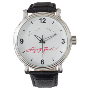 wristwatch with MG Magnette Silhoutte