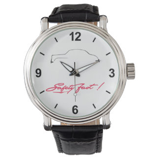 wristwatch with MG Magnette Silhoutte