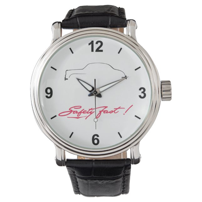 wristwatch with MG Magnette Silhoutte (Front)