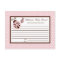 Writable Advice Card Pink Ladybug