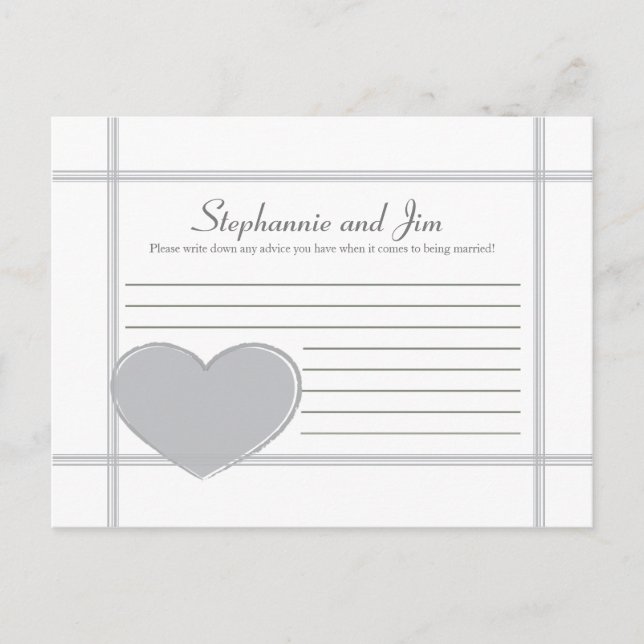 Writable Advice Card Summer Love with Sea Shells (Front)