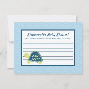 Writable Advice Card Turtle Reef Ocean Sea Turtle