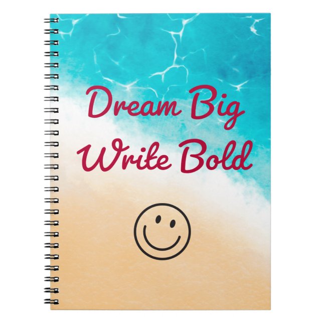 Write Bold Spiral Notebook (Front)