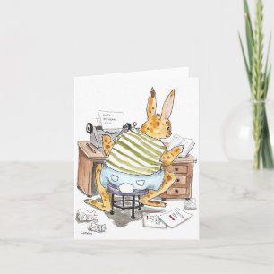 Write Hare Card