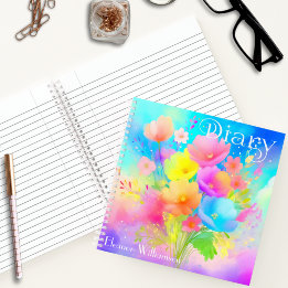 Write in bloom: customisable square diary notebook