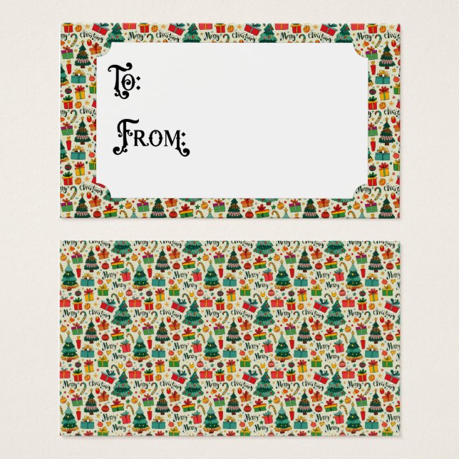 Write In Name Custom Favour Tags (Front & Back)