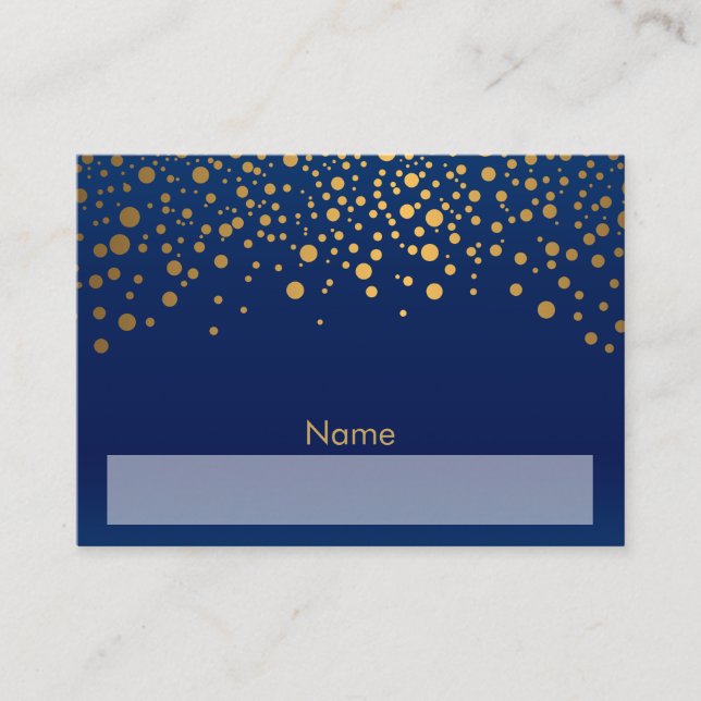 Write in Table and Name Place Card (Front)