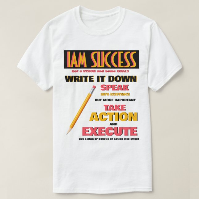 WRITE IT DOWN T-Shirt (Design Front)