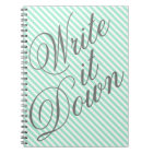 Write it Down Typography