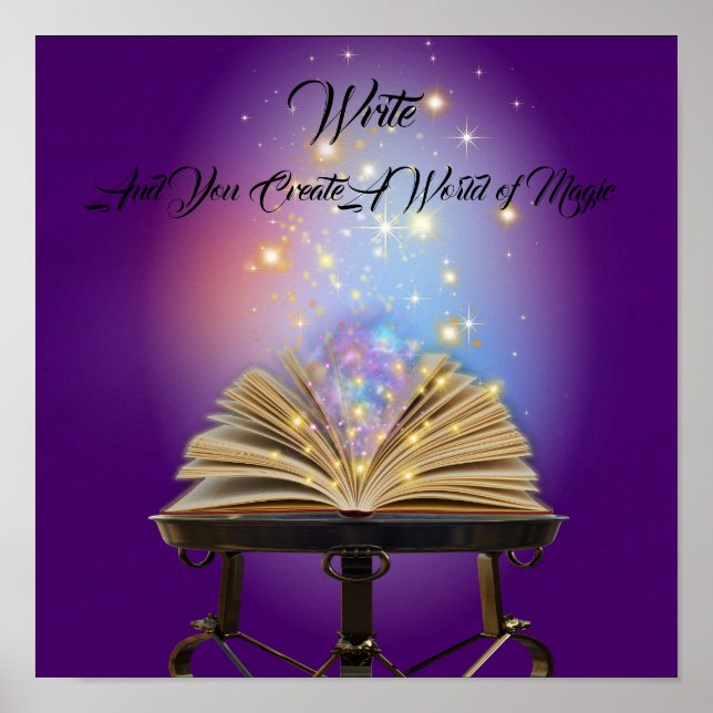 Write Motivational Poster Art (Front)