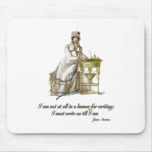 Write On Says Jane Austen Mouse Mat